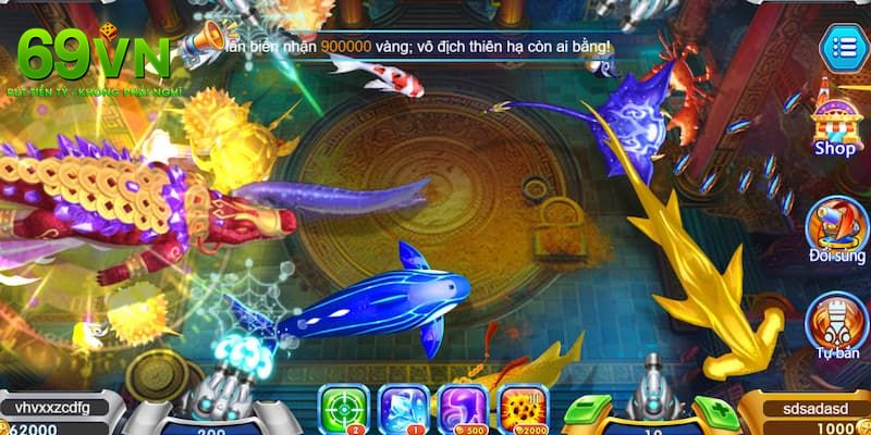 Bắn Cá 69VN - Bắn Cá Đổi Thưởng Online Hấp Dẫn Nhất 2025 2 Những điểm nội trội thu hút người chơi bán cá